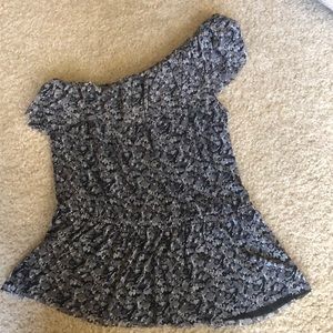 Express one shoulder shirt